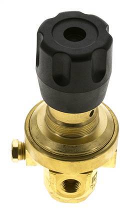 Régulateur de pression G1/4'' 490l/min 0.1-1.5bar/1-22psi Laiton