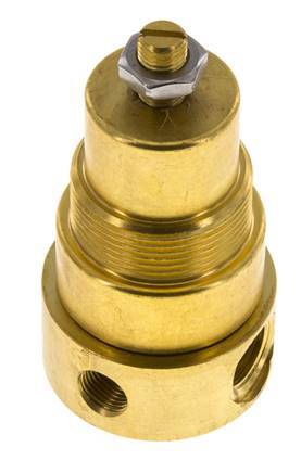 Régulateur de pression G1/4'' 330l/min 0.1-1.5bar/1-22psi Laiton