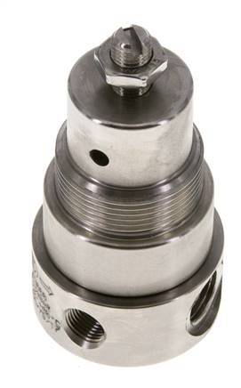 Régulateur de pression G1/4'' 350l/min 0.5-8.0bar/7-116psi Acier inoxydable Gaz Liquides