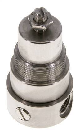Régulateur de pression G1/4'' 350l/min 0.5-8.0bar/7-116psi Acier inoxydable Gaz Liquides