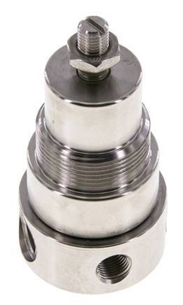Régulateur de pression G1/4'' 350l/min 0.2-3.0bar/3-44psi en acier inoxydable