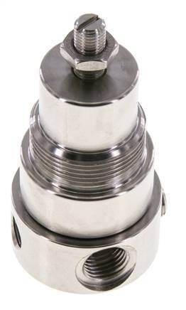 Régulateur de pression G1/4'' 350l/min 0.2-3.0bar/3-44psi en acier inoxydable