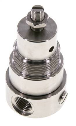 Régulateur de pression G1/4'' 350l/min 0.2-3.0bar/3-44psi en acier inoxydable