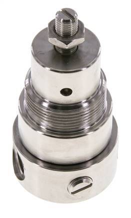 Régulateur de pression G1/4'' 350l/min 0.2-3.0bar/3-44psi en acier inoxydable