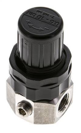 Pressure Regulator G1/4'' 320 l/min 0.5-10.0bar/7-145psi Stainless Steel