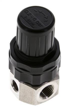 Régulateur de pression G1/4'' 320l/min 0.5-6.0bar/7-87psi en acier inoxydable
