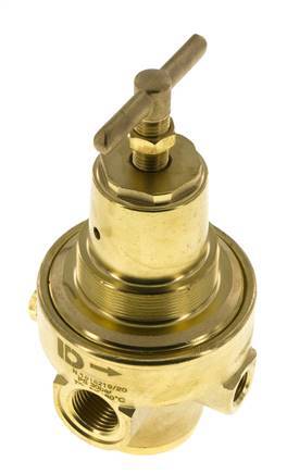 Régulateur de pression G1/2'' 1500l/min 0.1-1.5bar/1-22psi en laiton CO2