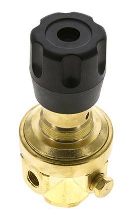 Pressure Regulator G1/4'' 490 l/min 0.2-3.0bar/3-44psi Brass CO2