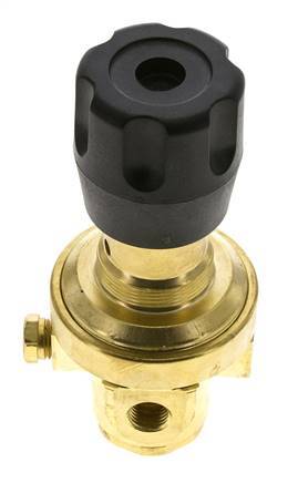 Pressure Regulator G1/4'' 490 l/min 0.2-3.0bar/3-44psi Brass CO2