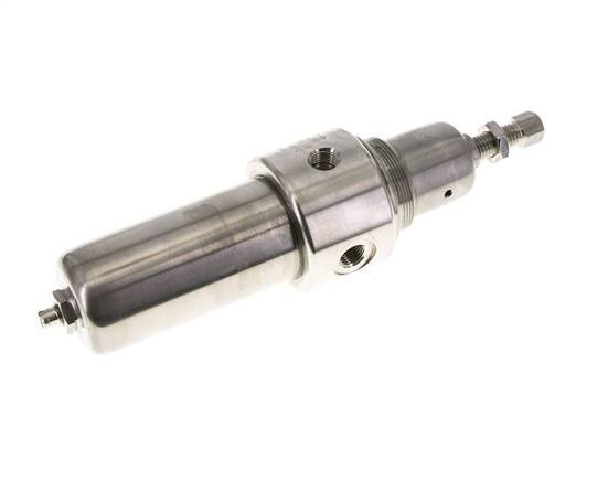 Filter-Regulator G1/4'' 800 l/min 0.2-3.0bar/3-44psi Manual Stainless Steel
