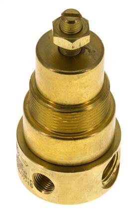 Régulateur de pression G1/4'' 330l/min 0.5-8.0bar/7-116psi Laiton