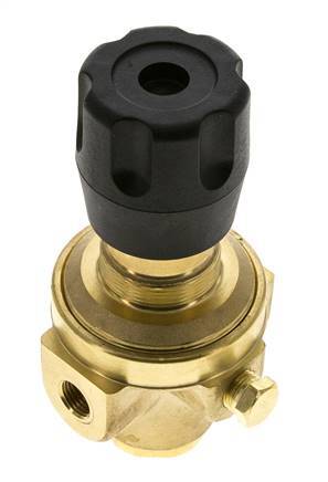 Régulateur de pression G1/4'' 490l/min 0.5-8.0bar/7-116psi Laiton