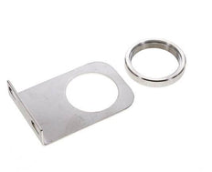 Support pour Régulateur de Pression et Filtre-Régulateur 1/4 et 3/8'' en Acier Inoxydable avec Écrou
