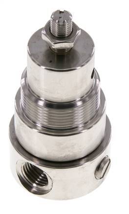 Régulateur de pression G1/4'' 350l/min 0.1-1.5bar/1-22psi Acier inoxydable Gaz Liquides