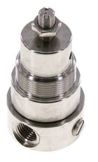 Régulateur de pression G1/4'' 350l/min 0.1-1.5bar/1-22psi Acier inoxydable Gaz Liquides