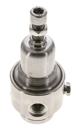 Pressure Regulator G3/8'' 700 l/min 0.5-8.0bar/7-116psi Stainless Steel Gases Liquids