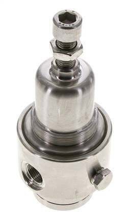 Pressure Regulator G3/8'' 700 l/min 0.5-8.0bar/7-116psi Stainless Steel Gases Liquids