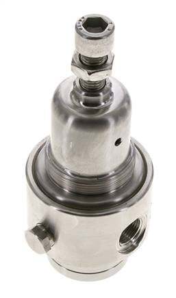 Pressure Regulator G3/8'' 700 l/min 0.5-8.0bar/7-116psi Stainless Steel Gases Liquids