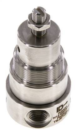 Régulateur de pression G1/4'' 350l/min 0.2-3.0bar/3-44psi Acier inoxydable Gaz Liquides