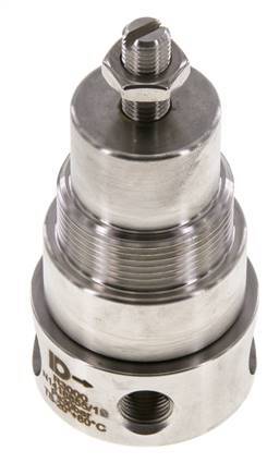 Régulateur de pression G1/4'' 350l/min 0.2-3.0bar/3-44psi Acier inoxydable Gaz Liquides