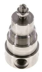 Régulateur de pression G1/4'' 350l/min 0.2-3.0bar/3-44psi Acier inoxydable Gaz Liquides