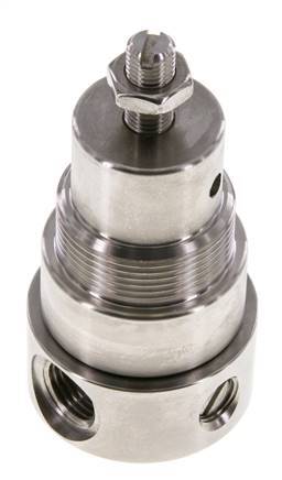Régulateur de pression G1/4'' 350l/min 0.2-3.0bar/3-44psi Acier inoxydable Gaz Liquides