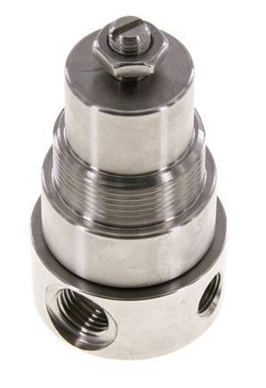 Régulateur de pression G1/4'' 350l/min 0.1-1.5bar/1-22psi en acier inoxydable