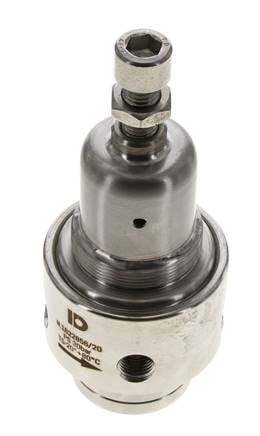 Pressure Regulator G1/4'' 700 l/min 0.1-1.5bar/1-22psi Stainless Steel Gases Liquids