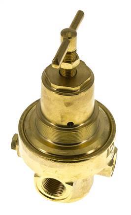 Régulateur de pression G1/2'' 1500l/min 1.0-15.0bar/14-218psi Laiton Gaz Liquides