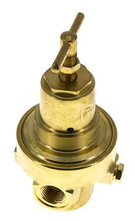 Régulateur de pression G1/2'' 1500l/min 1.0-15.0bar/14-218psi Laiton Gaz Liquides