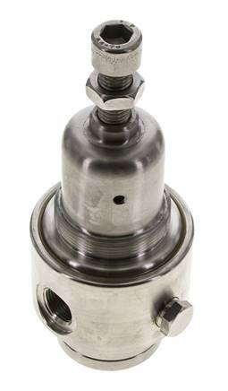 Pressure Regulator G3/8'' 700 l/min 1.0-15.0bar/14-218psi Stainless Steel Gases Liquids