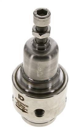 Pressure Regulator G3/8'' 700 l/min 1.0-15.0bar/14-218psi Stainless Steel Gases Liquids