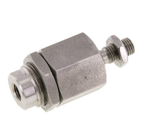 Joint flottant M10 x 1.25 pour vérin Acier inoxydable 304 (1.4301)