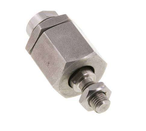 Joint flottant M10 x 1.25 pour vérin Acier inoxydable 304 (1.4301)