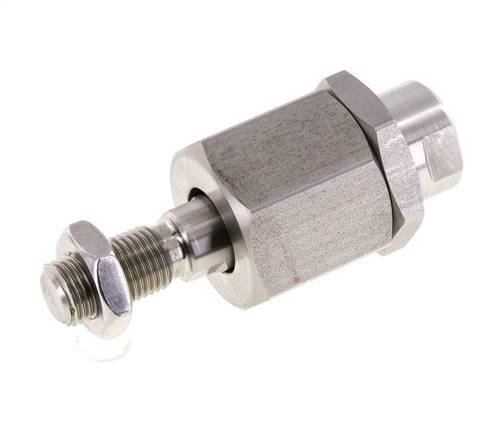 Floating Joint M12 x 1.25 for Cylinder Stainless steel 304 (1.4301)