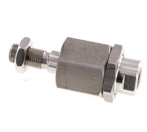 Joint flottant M12 x 1.25 pour vérin Acier inoxydable 304 (1.4301)