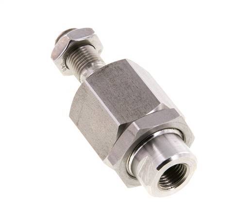Joint flottant M12 x 1.25 pour vérin Acier inoxydable 304 (1.4301)