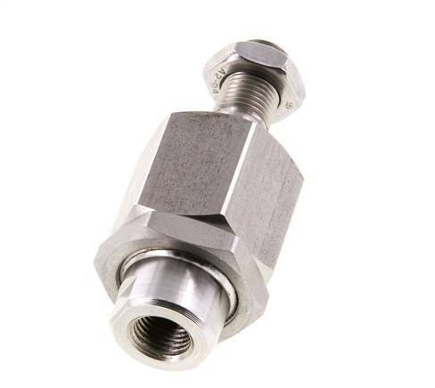 Joint flottant M12 x 1.25 pour vérin Acier inoxydable 304 (1.4301)