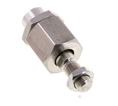 Joint flottant M12 x 1.25 pour vérin Acier inoxydable 304 (1.4301)