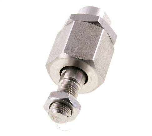 Joint flottant M12 x 1.25 pour vérin Acier inoxydable 304 (1.4301)