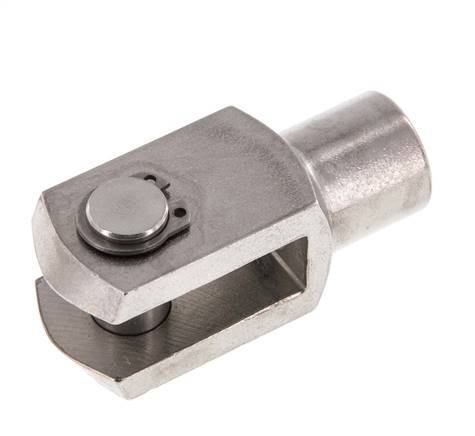 Axe de chape M12 x 1,25 Acier inoxydable 1.4571