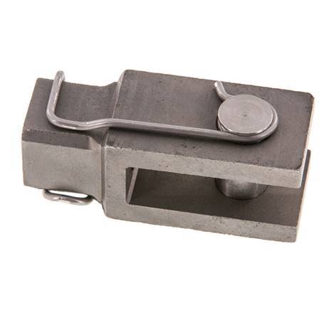 Axe de chape de tige M16 x 1,5 Acier inoxydable 1.4571