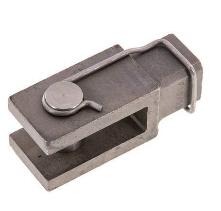 Axe de chape de tige M16 x 1,5 Acier inoxydable 1.4571