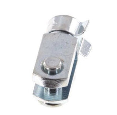 Chape Axe de l'extrémité de la tige M4 Acier zingué