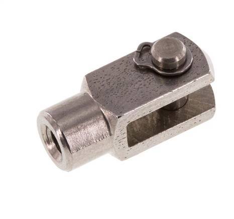 Chape Axe d'extrémité de tige M4 Acier inoxydable 303 (1.4305)