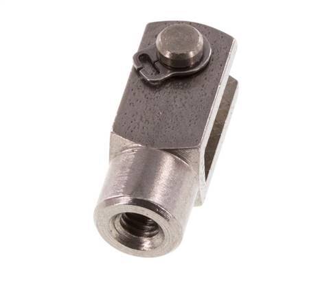 Chape Axe d'extrémité de tige M4 Acier inoxydable 303 (1.4305)