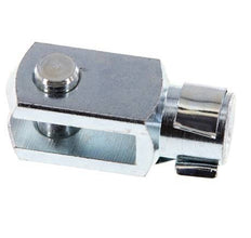 Chape Axe de l'extrémité de la tige M12 Acier zingué