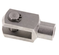 Chape Axe de l'extrémité de la tige M12 Acier inoxydable 303 (1.4305)