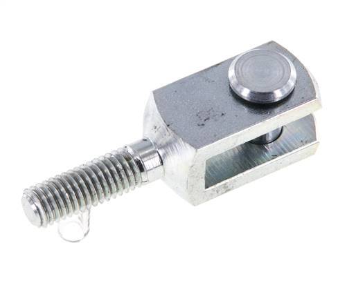 Axe de chape M8 mâle Acier zingué