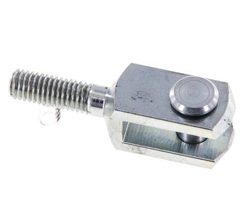 Axe de chape M8 mâle Acier zingué